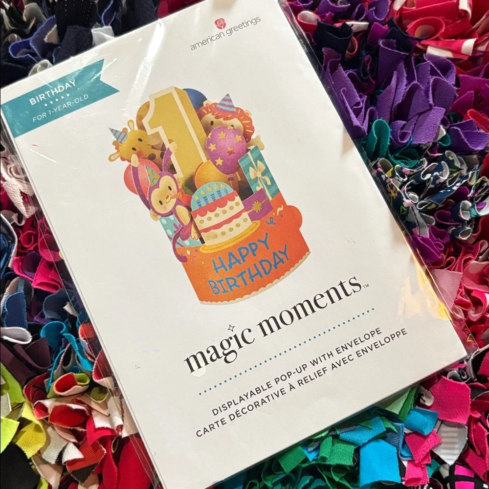 🆕American Greetings-Magic Moments 1st Birthday Pop Up Card